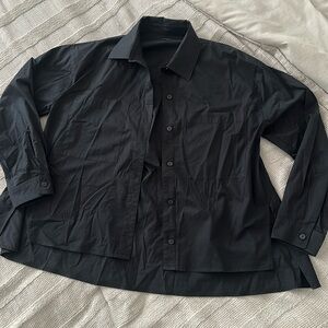 Stella Carakasi Black Button-Up Shirt (Organic Cotton Blend)
